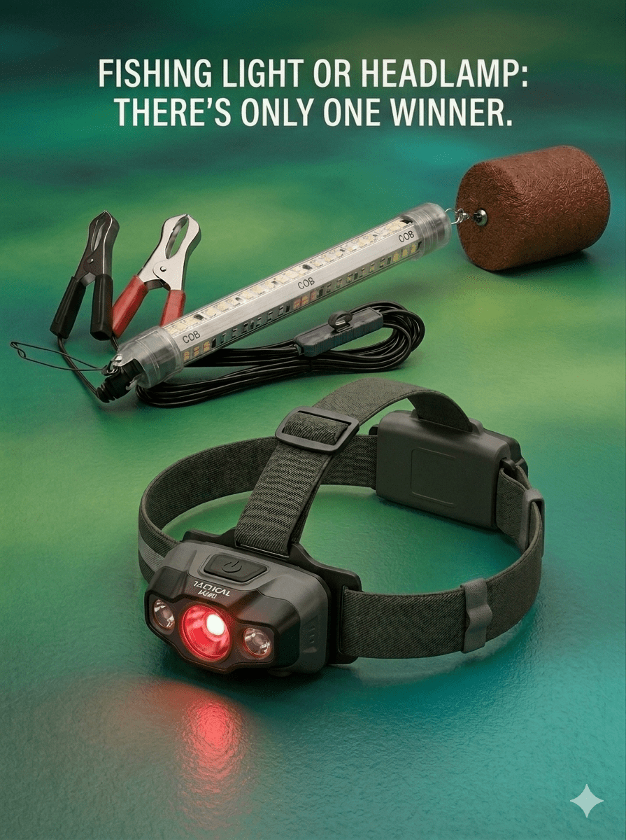 Fishing Lights vs. Red Headlamps