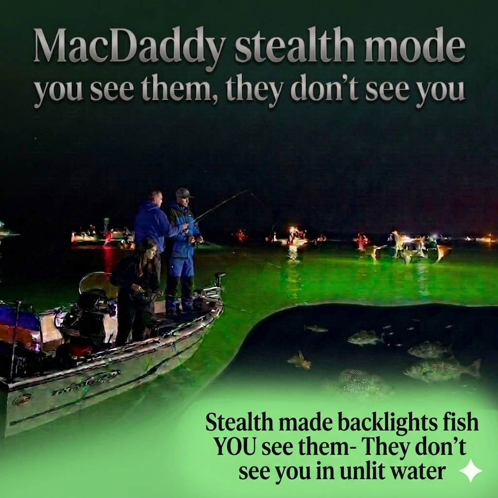 MacDaddy Fishing Lights® Stealth Mode