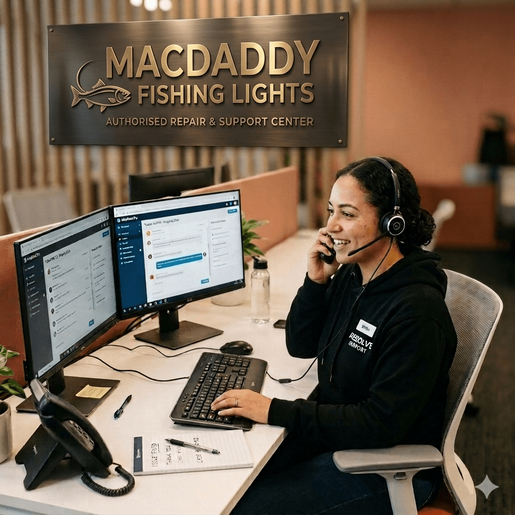 MacDaddy Fishing Lists Customer Service